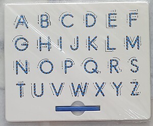 (ABC Uppercase) Magnetic Pad Alphabets Pre Writing Learning